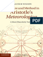 Wilson, M. - Structure and Method in Aristotle's Meteorologica (2013)
