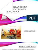 Organización de Espacio y Tiempo Educativo