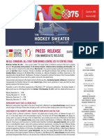 Segal Centre Press Release - The Hockey Sweater Extension - October 20, 2017