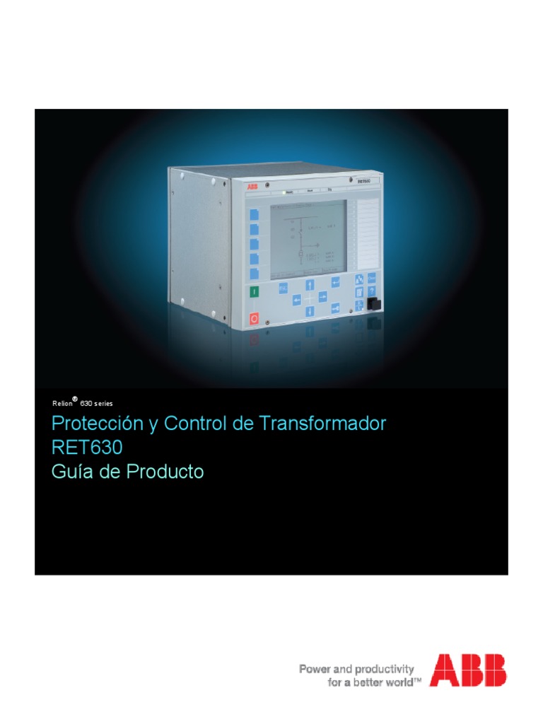 Rele ABB para Transformador | PDF | Transformador | Energia electrica