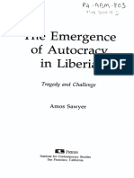 The Emergence of Autocracy in Liberia