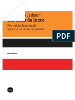 Sin fines de lucro por qué la democracia necesita de las humanidades