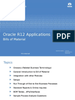 TCS R12 Oracle Bills of Material Ver1 0 Ppt