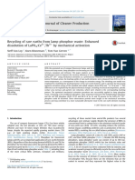 Recycling of Rare Earths From Lamp Phosphor Waste PDF