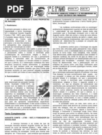 História - Pré-Vestibular Impacto - Sociologia - As Principais Correntes Teóricas I