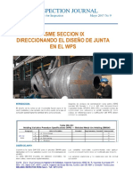 ASME Sección IX - Direccionando El Diseño de Junta en El WPS