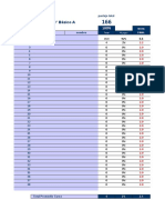 Tablas para Tabular Notas