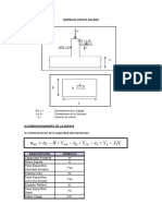 Diseño de Zapata Aislada, Formulas