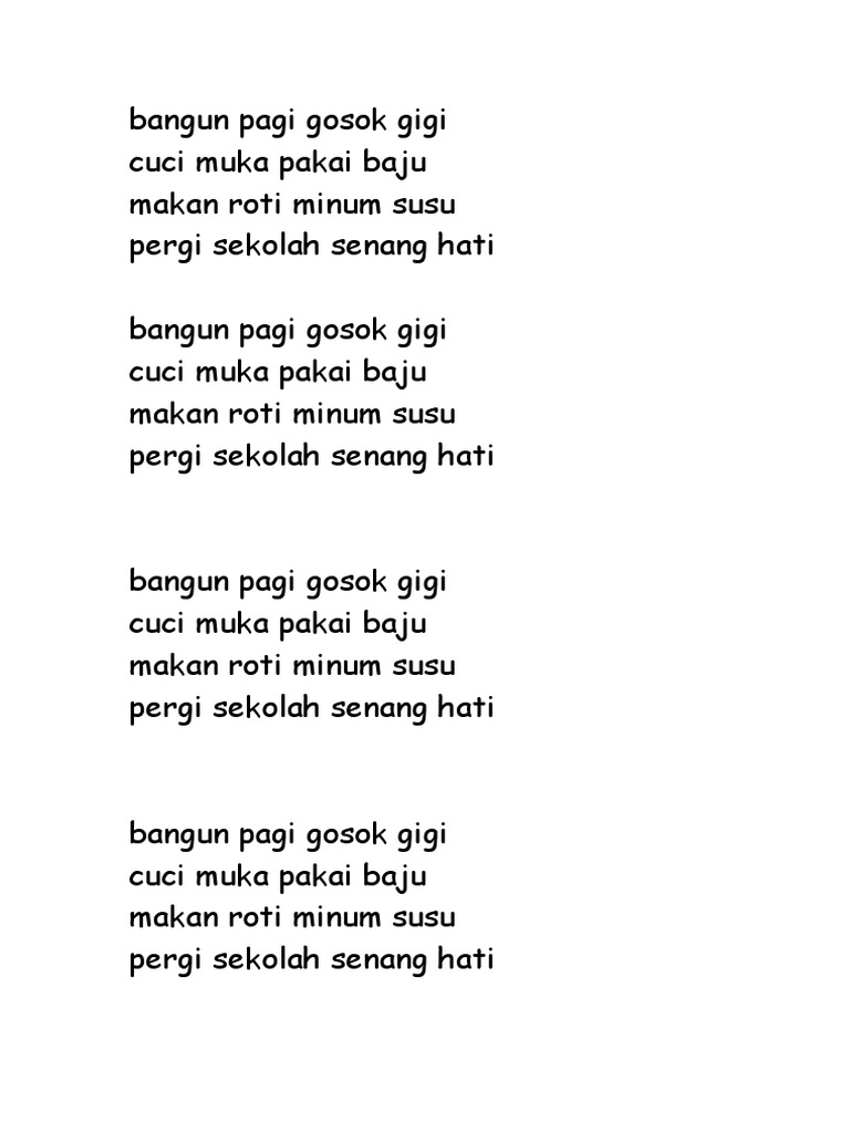 Bangun Pagi Gosok Gigi Pdf