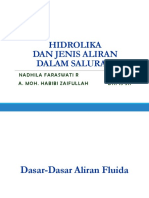Konsep Dasar Aliran Terbuka_hidrolika B_nadhila f (d11115311), A. m. Habibi z. (d11115317)