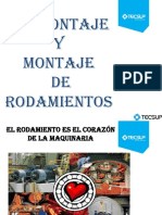 Montaje de Rodamientos Rodillos A Rótula