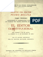 El Editor Constitucional Escritos Pedro Molina