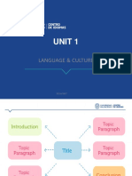 Unit 1: Language & Culture