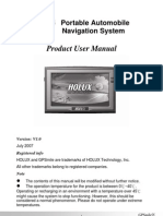 Product User Manual: Gpsmile 55 Portable Automobile Navigation System