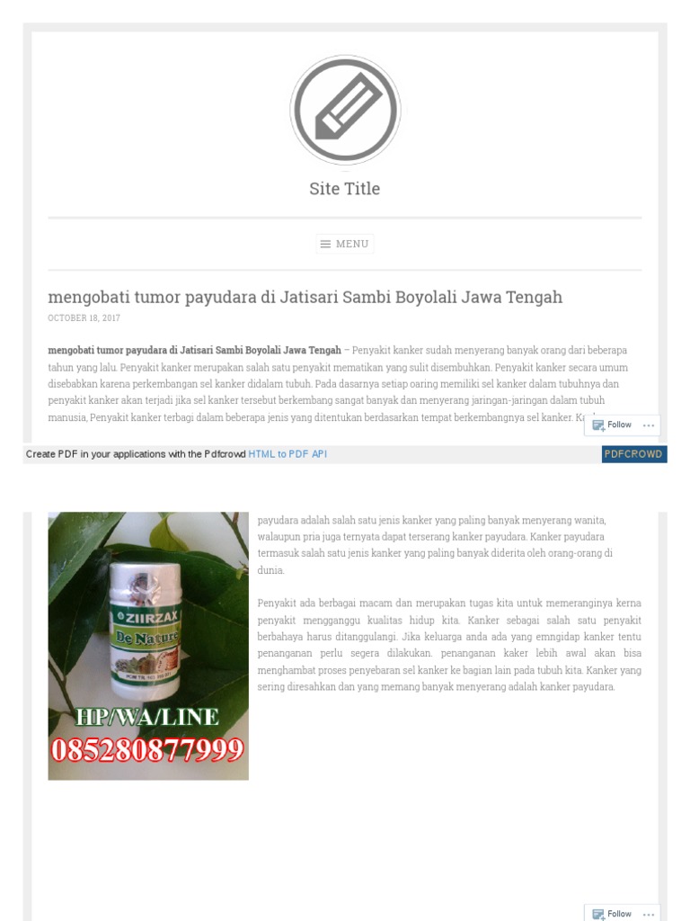 Produk K Link Obat Kanker Payudara Site Title