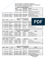 Date Sheet Law 15 Jan 2014