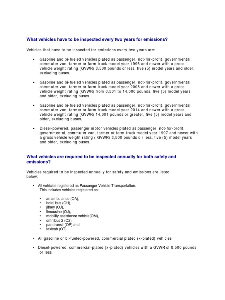 Fa Q Inspection | PDF | Vehicles | Bus