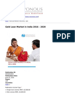 Novonous - Gold Loan Market in India 2016 - 2020 - 2016-06-03