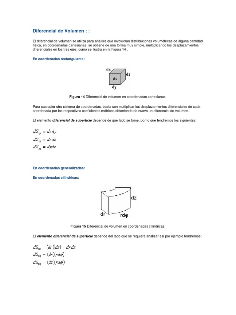 Diferencial de Volumen en Coordenadas Esféricas | PDF