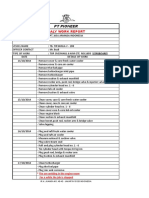 PT PIONEER Dialy Work Report