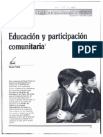 Freire - Educación y participación comunitaria.pdf