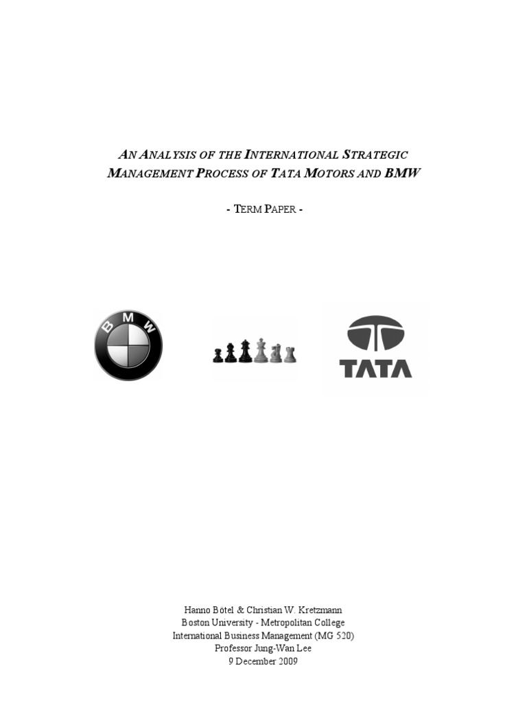 Tata Motors | PDF | Strategic Management | Swot Analysis