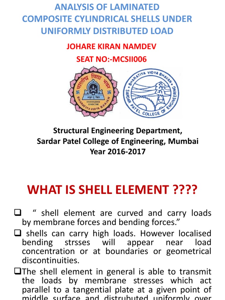 Analysis of Composite Shells Under Load | PDF | Deformation (Mechanics ...