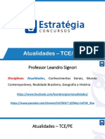 Atualidades - Curso Intensivo - TCE-PE - Prof Leandro Signori