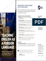 Teaching English As A Foreign Language (TEFL) Certificate Program