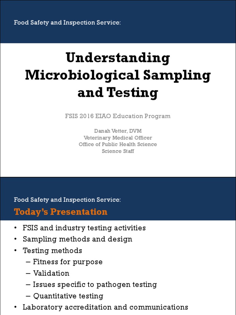 Microbiological Testing in Food Safety | PDF | Food Safety ...