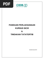 Panduan Perlaksanaan Kursus Sicw 2017