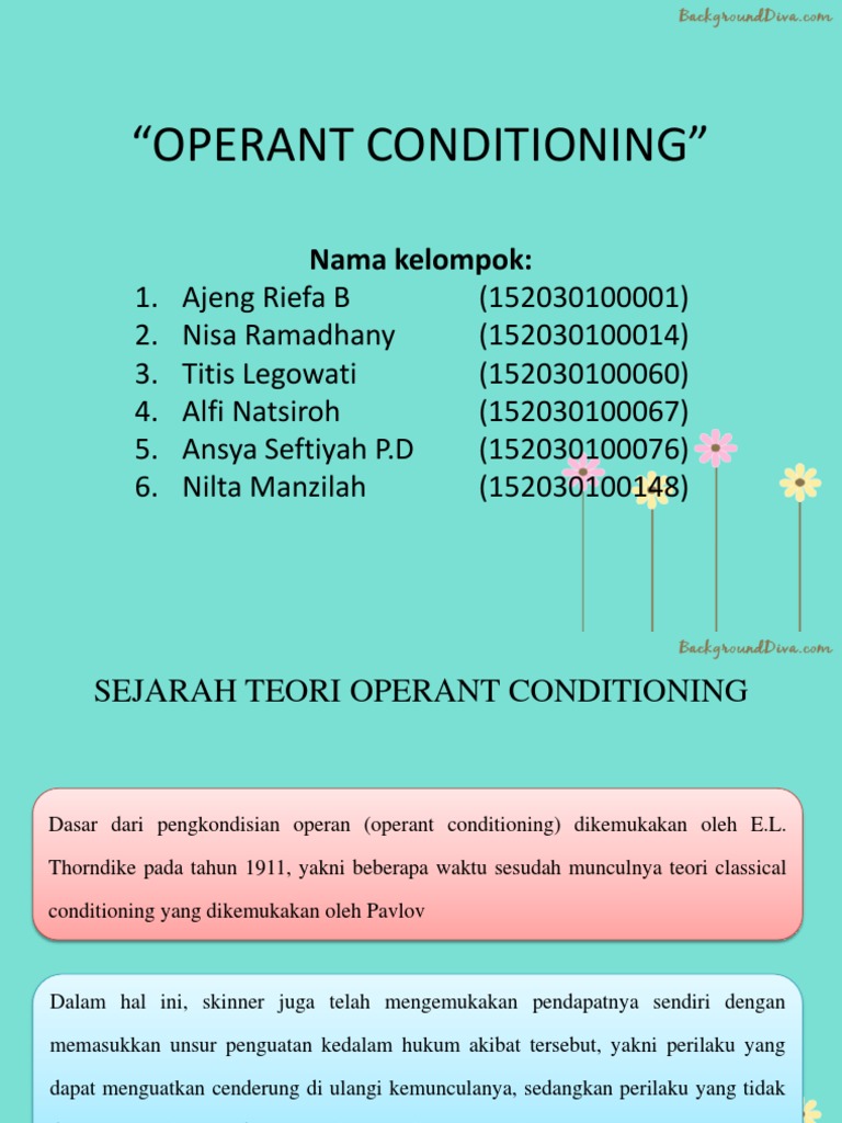 “Operant Conditioning”