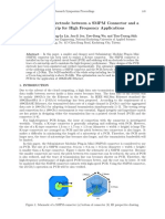 The Optimized Electrode Between A SMPM Connector and A Microstrip For High Frequency Applications