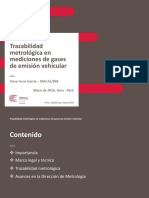 Trazabilidad Metrolgica en Mediciones de Gases de Emisin Vehiculares - Steve Acco