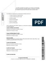 Informe do Concelleiro de Deportes para taxa de instalacións deportivas