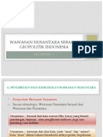 Wawasan Nusantara Sebagai Geopolitik Indonesia: Kelompok 1