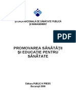 Promovarea sanatatii si educatiei pentru sanatate