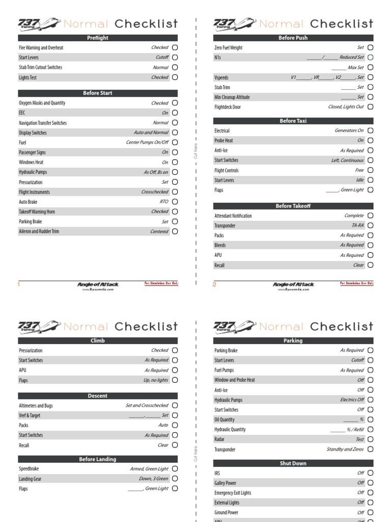 Normal Normal: Checklist Checklist | PDF