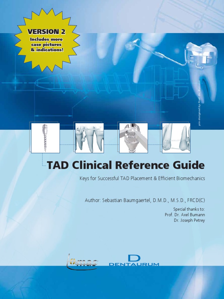 TAD Clinical Reference Guide PDF Dentistry Branches Medicine