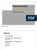 Modeling and Simulation: Variables and State Equations