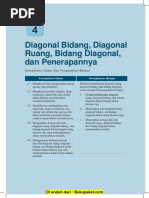 Bab 4 Diagonal Bidang Diagonal Ruang Bidang Diagonal Dan Penerapannya PDF