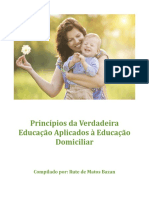 Princípios da Verdadeira Educação Aplicados à Educação Domiciliar