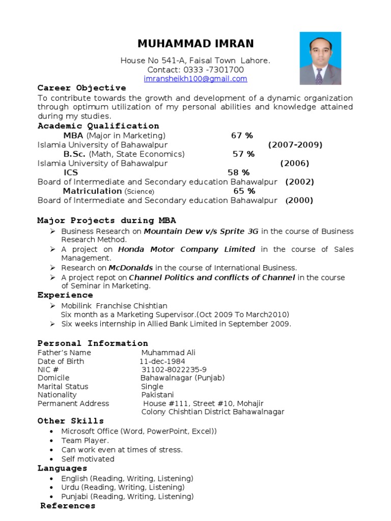 Muhammad Imran22 | PDF | Career & Growth