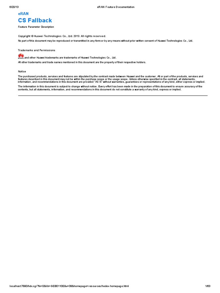 CS Fallback PDF | PDF | Radio Resource Management | Mobile ...
