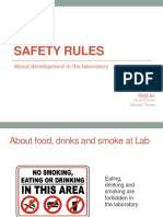 Safety Rules: About Development in The Laboratory