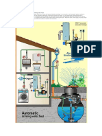 Domestic System With Automatic Drinking Water Feed