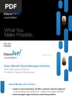 Cisco Meraki Cloud Managed Solution - CLLE PDF