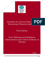Guideline For Adverse Drug Events Monitoring (Pharmacovigilance) Third Edition Food, Medicine and Healthcare Administration and Control Authority of Ethiopia