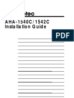 AHA-1540C/1542C Installation Guide: Adaptec Customer Support