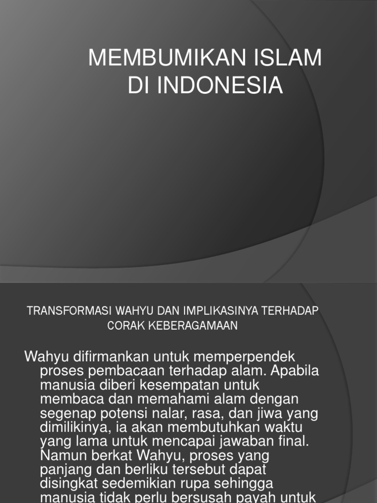 presentasi membumikan islam indonesia.pptx